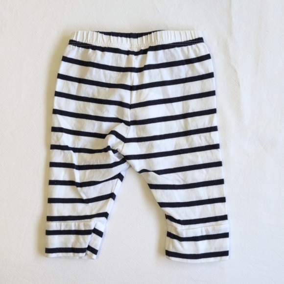 babyGap striped cotton brannan bear joggers pants 0-3 months baby boy - Picture 5 of 5
